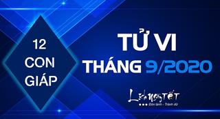 Tử vi tháng 9/2020 âm lịch của 12 con giáp: Ai có bước phát triển nhảy vọt?