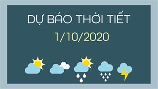 Dự báo thời tiết 1/10/2020: Hà Nội đón Trung Thu trong tiết trời mát mẻ