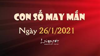 Con số may mắn ngày 26/1/2021 theo năm sinh: Đầy đủ 60 tuổi hoa giáp