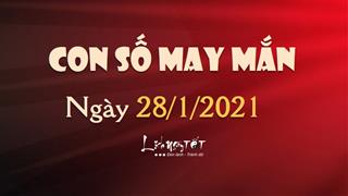 Con số may mắn ngày 28/1/2021 theo năm sinh của bạn: Số đẹp PHÁT LỘC cho tất cả các tuổi