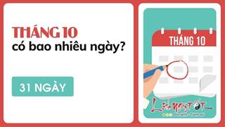 Tháng 10 có bao nhiêu ngày? Xem những điều đặc biệt của tháng bạn cần biết