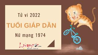 Tử vi tuổi Giáp Dần năm 2022 nữ mạng 1974: Trước nghịch sau thuận