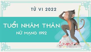 Tử vi tuổi Nhâm Thân năm 2022 nữ mạng 1992: Khó được thảnh thơi
