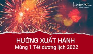 Chọn hướng xuất hành mùng 1 Tết dương lịch 2022 để đón đầu năm mới vạn sự hanh thông