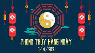 Xem phong thủy hàng ngày Thứ 7 ngày 3/4/2021: Tứ Lục gặp khó khăn