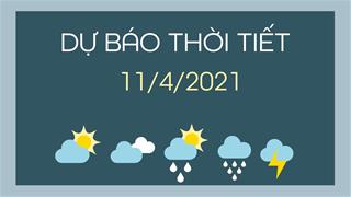 Dự báo thời tiết ngày mai 11/4/2021: Hà Nội giảm nhiệt, đêm và sáng có mưa nhẹ