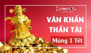 Bài văn khấn Thần Tài mùng 1 Tết Nguyên Đán năm Ất Tỵ 2025 chuẩn văn khấn cổ truyền