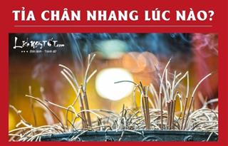 Lời khuyên chuyên gia: Không nhất thiết phải đợi đến gần Tết mới tỉa chân hương trên ban thờ vì sợ phạm kỵ