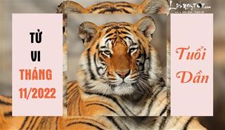 Tử vi tháng 11/2022 tuổi Dần âm lịch: Tinh thần uể oải, cuộc sống trì trệ