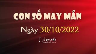 Con số may mắn hôm nay 30/10/2022 theo năm sinh: Chọn ngay số HỢP TUỔI tài lộc theo về nhà