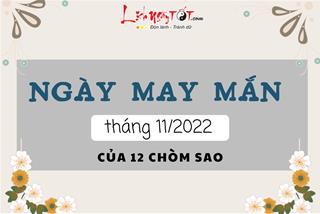 Ngày may mắn tháng 11/2022 của 12 chòm sao: Cát khí siêu vượng, mong gì được nấy