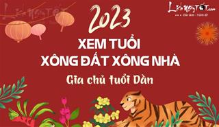 Chọn tuổi xông nhà 2023 cho chủ nhà tuổi Dần tiền vàng ngập két năm Quý Mão