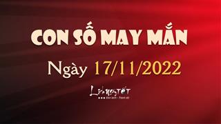 Con số may mắn hôm nay 17/11/2022 theo năm sinh: Chọn số VƯỢNG TÀI, đón TIỀN về túi