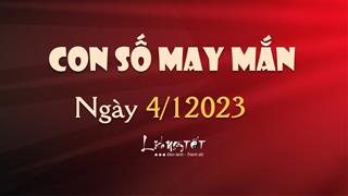 Con số may mắn hôm nay 4/1/2023 theo năm sinh: Số nào mang tới cát lành cho bạn?