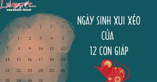 Xem bói những ngày sinh xấu đem lại xui xẻo cho 12 con giáp