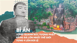 Bí ẩn về bức tượng Phật bằng đá lớn nhất thế giới từng 4 lần rơi lệ khi dân chúng lâm nguy