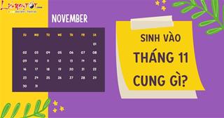 Tháng 11 cung gì? Vận mệnh cuộc đời ra sao, tính cách thế nào?