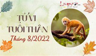 Tử vi tháng 8/2022 tuổi Thân âm lịch: Xã giao rộng rãi, cuộc sống thăng hoa