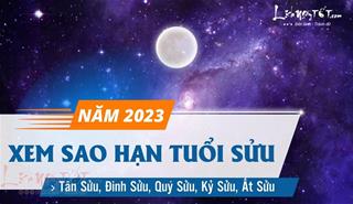 Sao hạn tuổi Sửu năm 2023 cho tất cả các tuổi Đinh Sửu, Tân Sửu, Quý Sửu, Kỷ Sửu và Ất Sửu
