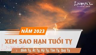 Sao hạn tuổi Tỵ năm 2023: Xem chi tiết các tuổi Ất Tỵ, Đinh Tỵ, Kỷ Tỵ, Tân Tỵ và Quý Tỵ