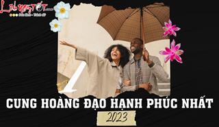 Top 5 cung hoàng đạo hạnh phúc nhất năm 2023 ai cũng phải ghen đỏ mắt