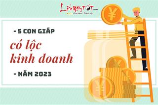 Thần Tài chỉ định: 5 con giáp có lộc kinh doanh năm 2023, tự mình gây dựng ắt buôn may bán đắt