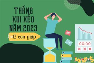 Tiết lộ những thời điểm 12 con giáp phải gánh chịu nhiều xui xẻo nhất trong năm 2023