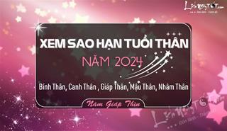 Sao hạn tuổi Thân năm 2024: Đầy đủ các tuổi Nhâm Thân, Bính Thân, Giáp Thân, Canh Thân và Mậu Thân