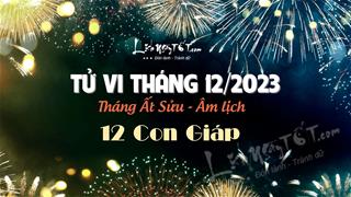 Tử vi tháng 12/2023 của 12 con giáp âm lịch: Ai kết thúc một năm Quý Mão rực rỡ?