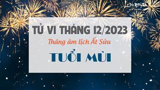 Tử vi tháng 12/2023 tuổi Mùi âm lịch: Hung tinh ngăn trở, vận trình xuống dốc