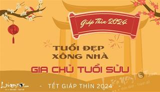 Xem tuổi xông nhà năm 2024 cho gia chủ tuổi Sửu mạnh mẽ đương đầu Thái Tuế, hái được LỘC VÀNG