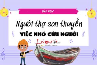 Bài học từ người thợ sơn thuyền: Việc tưởng nhỏ xíu mà cứu cả mạng người