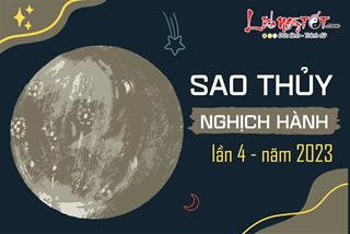 Lần nghịch hành cuối cùng của sao Thủy năm 2023: Bí kíp VƯỢT SÓNG GIÓ cho 12 chòm sao trước thềm năm mới cận kề