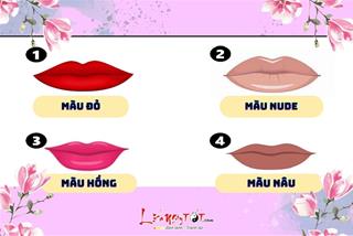 Trắc nghiệm màu son yêu thích tiết lộ bạn hào phóng mức nào: Vui vẻ cho đi hay có tính toán