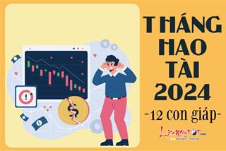 Tháng hao tài năm 2024 của 12 con giáp: Tiết lộ thời điểm tài khí suy giảm, làm ăn thất bát