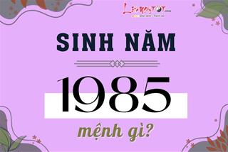 Sinh năm 1985 mệnh gì, hợp màu nào, hợp tuổi làm ăn hay kết hôn nào?