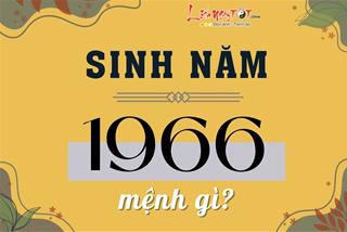 Sinh năm 1966 mệnh gì, tuổi con gì? Giải mã vận mệnh thăng - trầm ra sao?