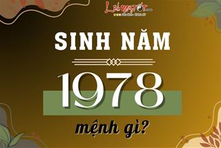 Sinh năm 1978 mệnh gì, hợp màu nào, ở hướng nhà nào dễ phát tài phát lộc?