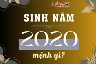 Sinh năm 2020 mệnh gì, hợp màu nào, chọn bạn đời tuổi nào để luôn hạnh phúc, giàu sang?