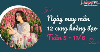 Ngày may mắn của 12 cung hoàng đạo tuần mới 5 - 11/6: Bạn gặp MAY vào ngày nào?