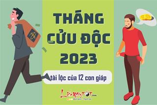 Vận trình tài lộc của 12 con giáp tháng Cửu độc 2023: Ai trở thành đại gia bất chấp khó khăn?