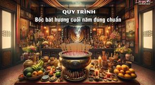 Hướng dẫn chi tiết về quy trình bốc bát hương cuối năm đúng chuẩn, đảm bảo sự thành kính, linh thiêng