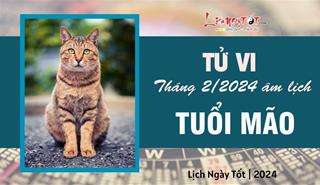 Tử vi tháng 2/2024 tuổi Mão âm lịch: Dễ sinh sự tiêu cực, thiếu ý chí cố gắng