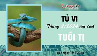 Tử vi tháng 2/2024 tuổi Tị âm lịch: Vượng vận quý nhân, đạt được điều mình muốn