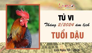 Tử vi tháng 2/2024 tuổi Dậu âm lịch: Tháng mới nhiều biến động, kế hoạch đảo lộn