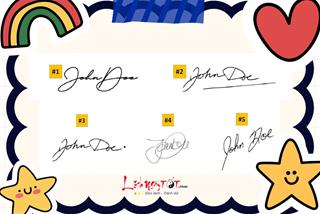 Trắc nghiệm chữ ký ai dễ làm sếp nhất hay là người đơn giản, sống hướng về gia đình?