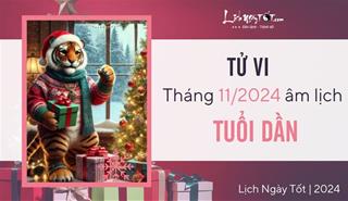 Tử vi tháng 11/2024 tuổi Dần âm lịch: Cát tinh soi rọi, vận trình hanh thông