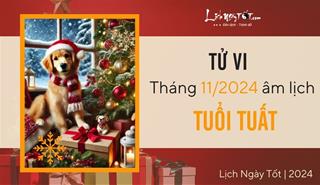 Tử vi tháng 11/2024 tuổi Tuất âm lịch: Công việc bế tắc, tình duyên ảm đạm