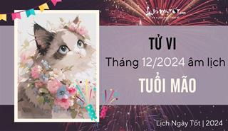 Tử vi tháng 12/2024 tuổi Mão âm lịch: Chưa có đột phá, nhiều nỗi muộn phiền mới