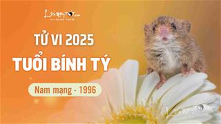 Tử vi năm 2025 tuổi Bính Tý nam mạng: Gặp khá nhiều may mắn về tiền bạc